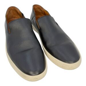Frye Mens Tanner Black Leather Loafers Slip On Size 11 US